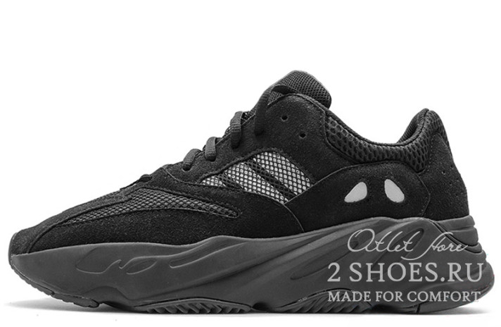Кроссовки Adidas Yeezy 700 Wave Runner Black  черные