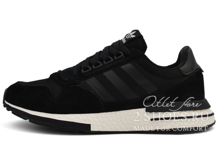Кроссовки Adidas ZX 500 RM Black Core Footwear White B42227 черные