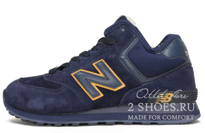 Кроссовки New Balance 574 Mid Winter Blue Toffy  синие