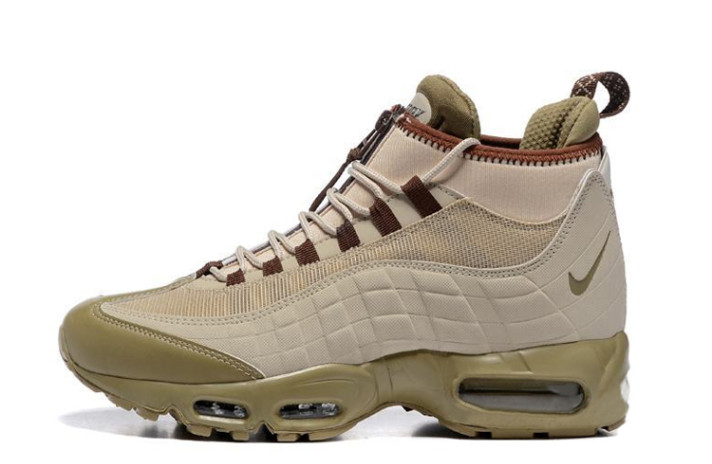 Кроссовки Nike Air Max 95 Sneakerboot Desert Khaki Beige  бежевые