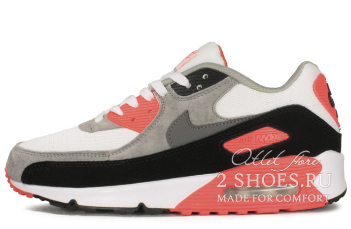 Кроссовки Nike Air Max 90 Infrared 2020 CT1685-100 разноцветные