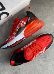 Кроссовки Nike Air Max 270 Supreme Red живое фото 2