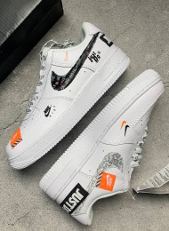 Кроссовки Nike Air Force 1 Low Just Do It White живое фото 1