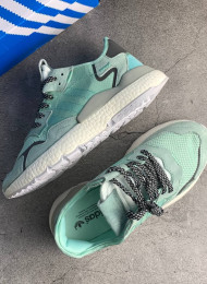 Кроссовки Adidas Nite Jogger Ice Mint Clear живое фото 2