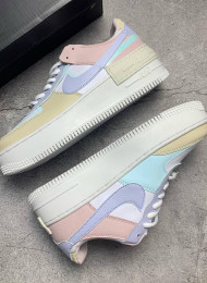 Кроссовки Nike Air Force 1 Low Shadow Glacier Blue живое фото 1