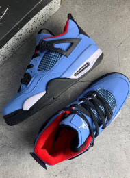 Кроссовки Nike Air Jordan 4 (IV) Travis Scott Cactus Jack живое фото 2